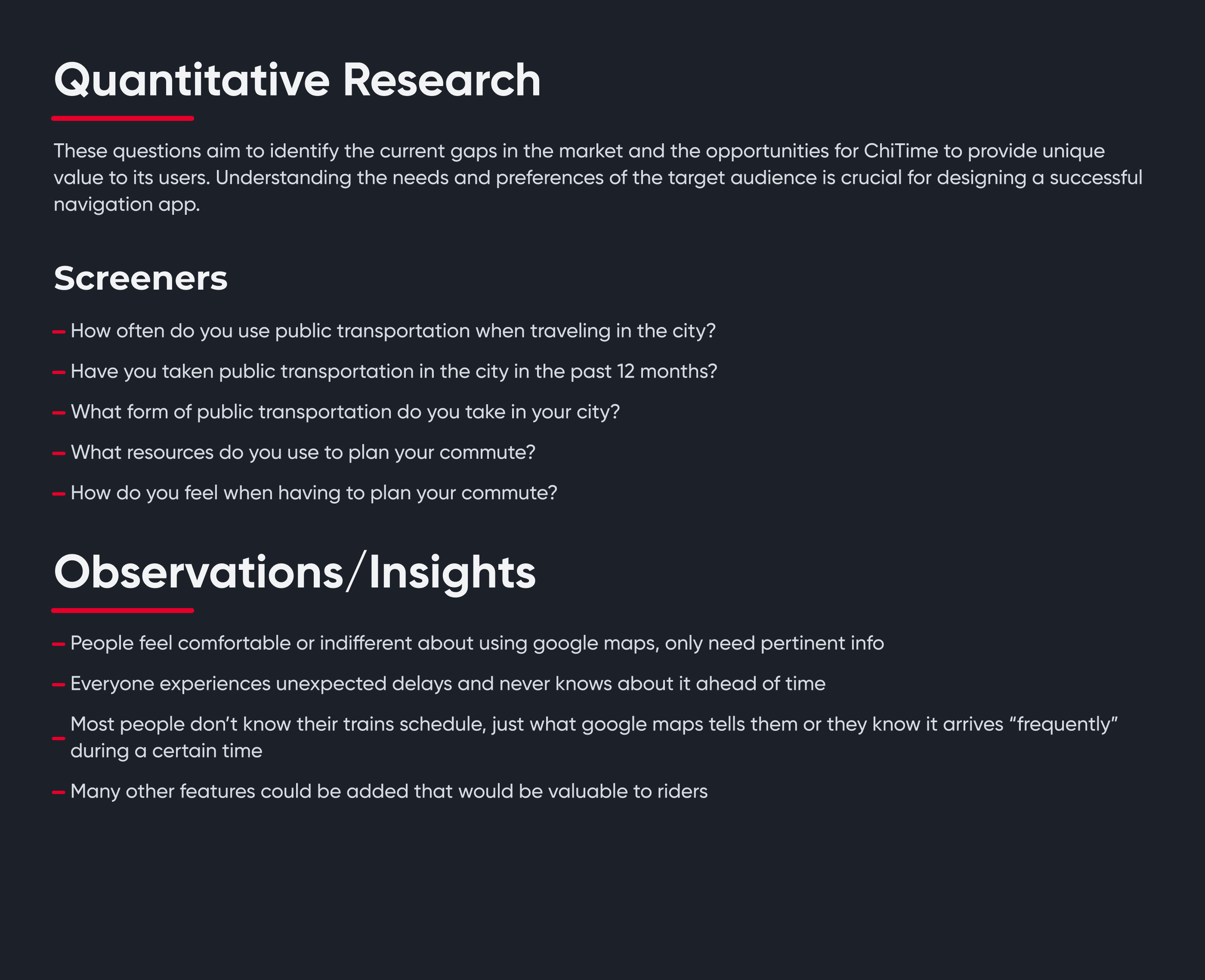 Quantitative Research